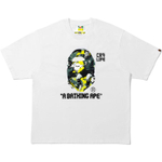 A Bathing Ape Bathing Ape Cr7 Life Collaboration Fw25 Футболка белый