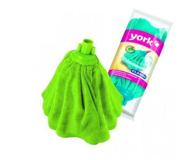 Насадка МОП для швабры микрофибра нерезанная (юбка) длина 24см Классик 77060 York