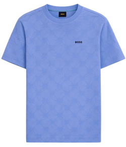 Мужская теннисная футболка BOSS TS_Member - light/pastel blue