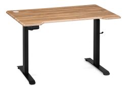 Компьютерный стол Маркос с механизмом подъема 120х75х75 дуб вотан / черный