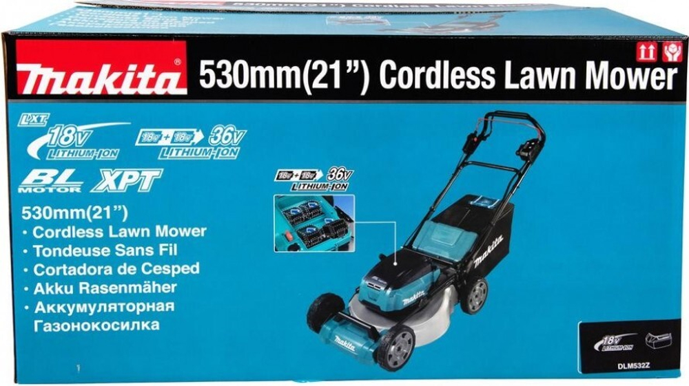 Газонокосилка аккумуляторная MAKITA DLM 532 Z без АКБ и З/У DLM532Z