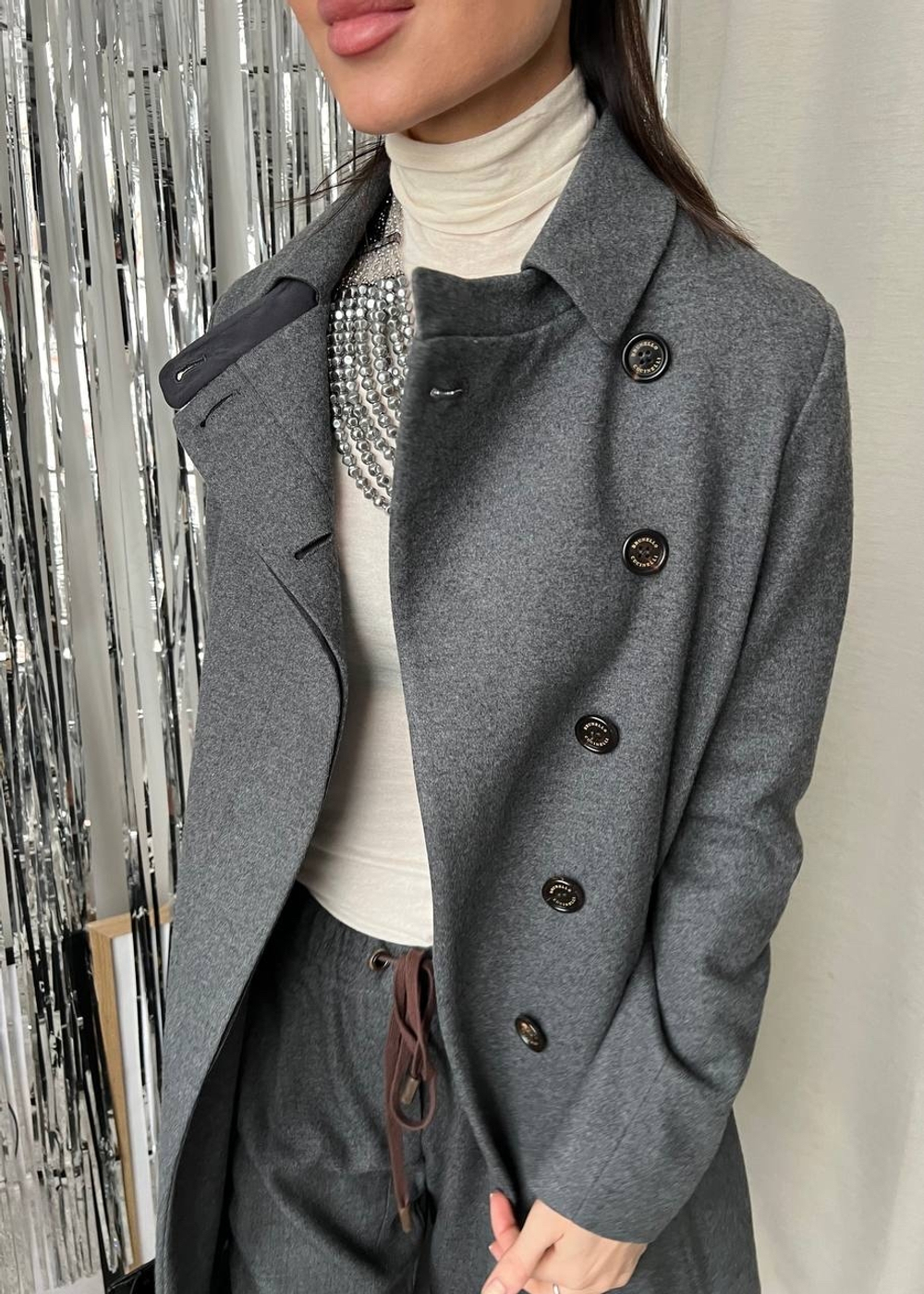 Шерстяное пальто Brunello Cucinelli, xs