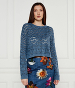 Свитер REINE Desigual - голубой(25SWJF15)