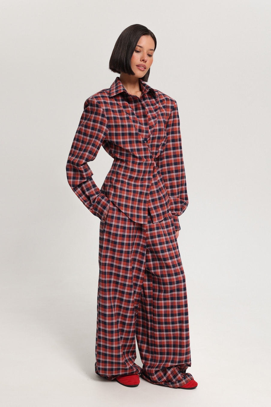 Рубашка в клетку