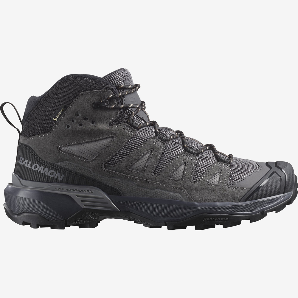 Ботинки Salomon X ULTRA 360 Leather MID GTX Castl/Asphal/Kelp
