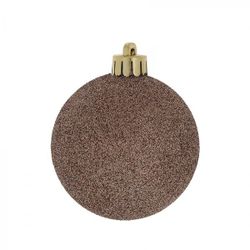 GAEM Набор из 40шт, Украшение новогоднее Шар "Молочный шоколад", D3/4/5/6 см, L14 W14 H26 см