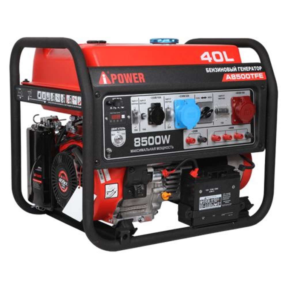 Бензиновый генератор A-iPower A8500TFE 8кВт, 230/400В/50Гц