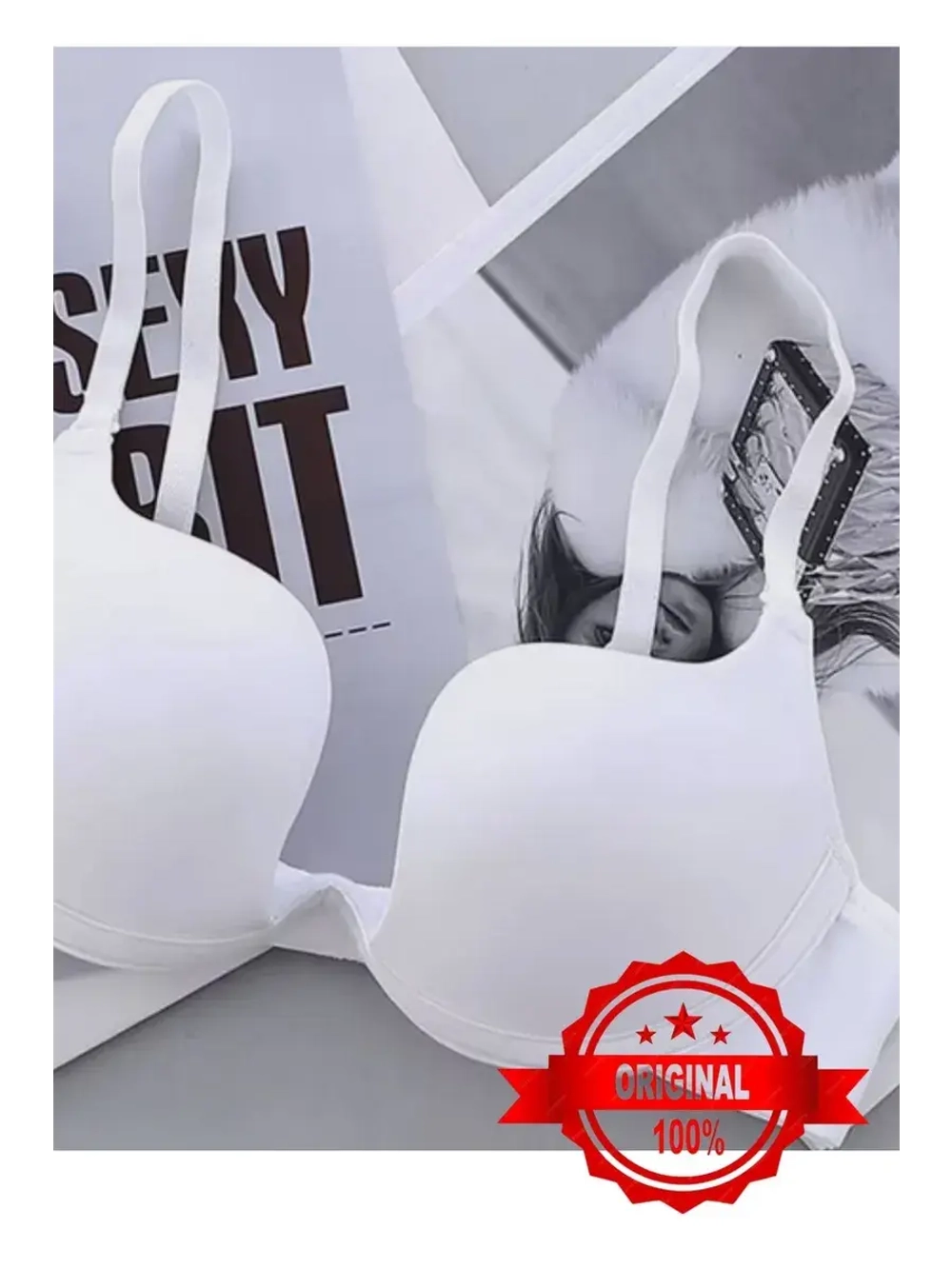 Франзуская модель Бюстгальтера открытой спины декольте пушап