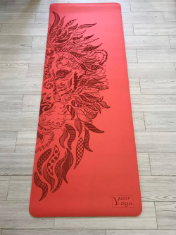 Каучуковый коврик для йоги Lion Colors YY 183*65*0,4 см