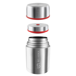 Термос для еды Relaxika 301 (0,7 литра), стальной