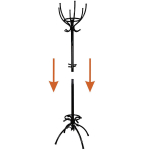 Вешалка-стойка №8"Престиж» (Черный)
