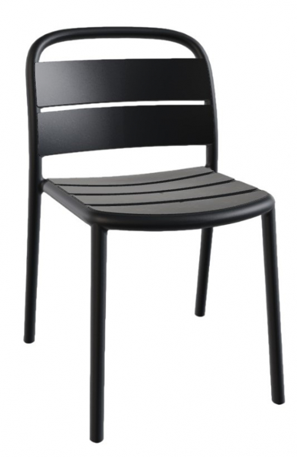 Стул пластиковый Papatya Balat-S, антрацит