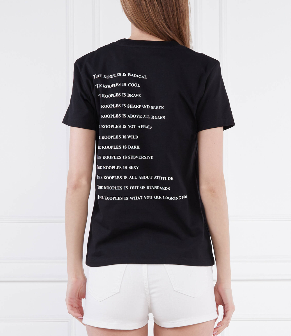 Футболка The Kooples - черный(FTSC26013K)