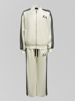 Спортивный костюм 3192 однотонный с полосками на брюках и толстовке