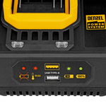 Устройство зарядное для аккумуляторов BCH-20-4.5, Li-Ion, 20 В, 4,5 А// Denzel