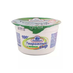 Сыр творожный Плавыч с зеленью 100 гр