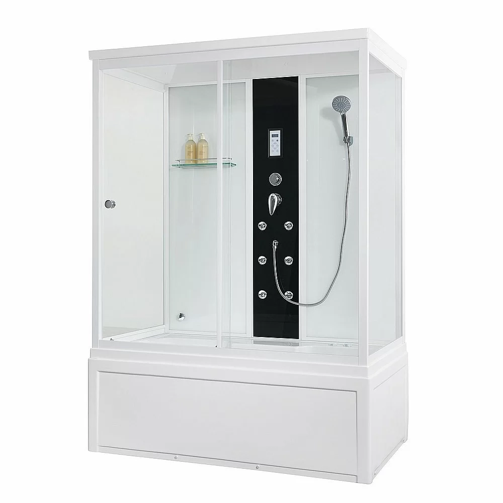 Душевой бокс Orans SR-86202WM стекло прозрачное/профиль белый