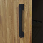 Шкаф для одежды, 120х62х190, Флеверс, с зеркалом и ящиками, распашной, из массива дуба, MAKOSA