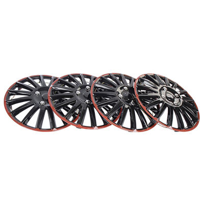 Колпаки R14 Orion 4шт (черно-красные) ABS-пластик ARNEZI A0702075