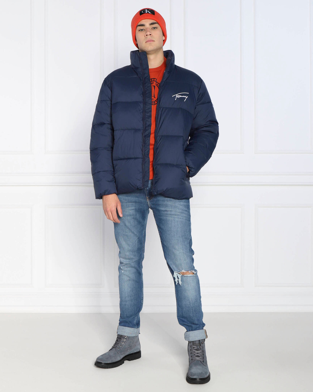 куртка Tommy Jeans - темно-синий(DM0DM15446)