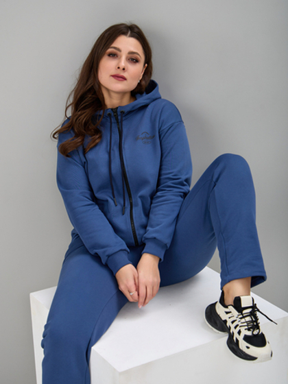 Костюм с брюками КБфн-055/индиго