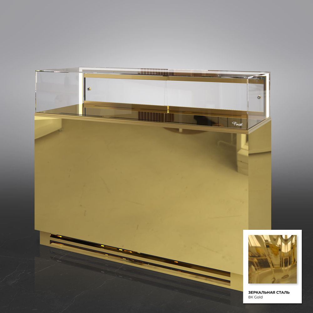 Кондитерская напольная холодильная витрина Finist GLASSIER 58 LUX