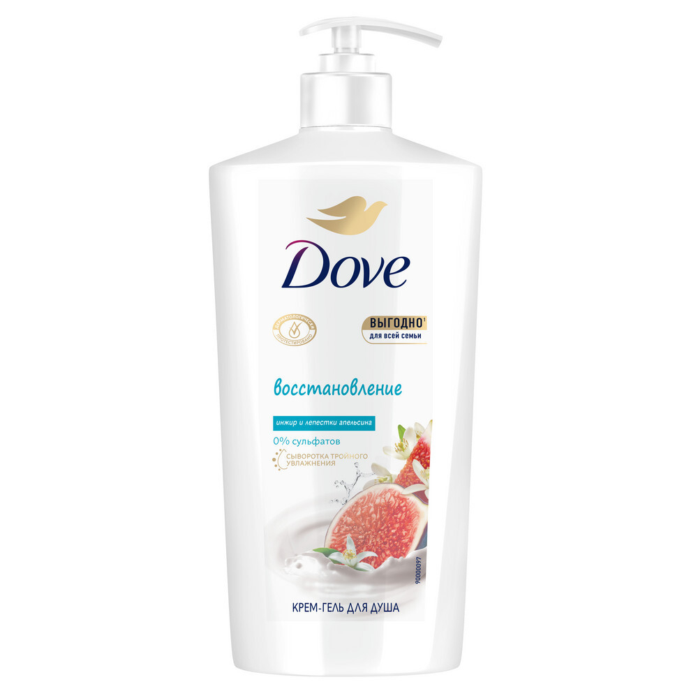 DOVE Крем-гель для душа Восстановление 610 мл (30881)