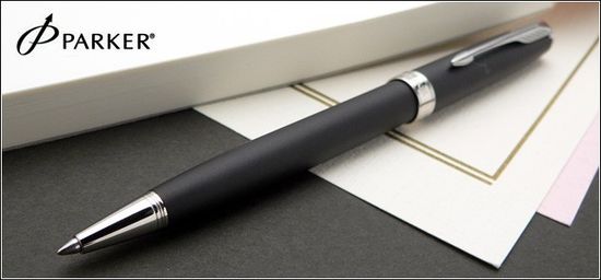 Шариковая ручка Parker Sonnet K529, цвет: MattBlack СT, стержень: Mblack, S0818140
