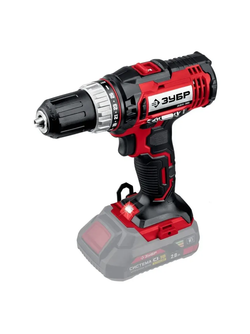 ЗУБР Дрель-шуруповерт, 18 В, 40 Нм, 0 АКБ