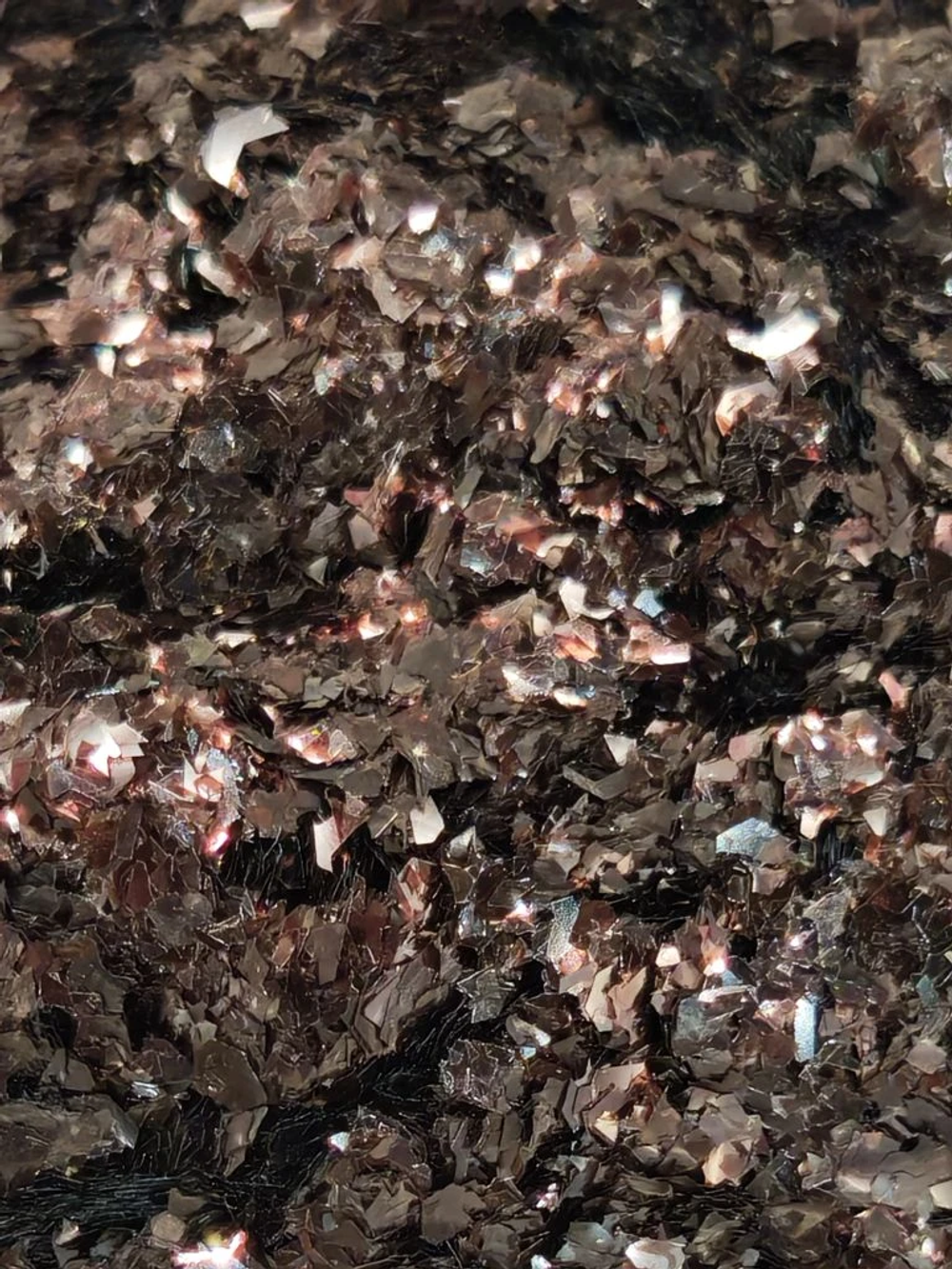 Хлопья - слюда 88303 Шоколадный прозрачный глянец - для литья изделий и творчества