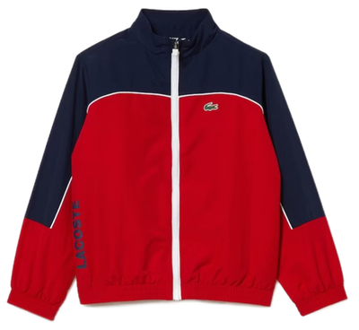 Костюм теннисный Lacoste Boys' SPORT Colour-block Tracksuit - red/navy blue