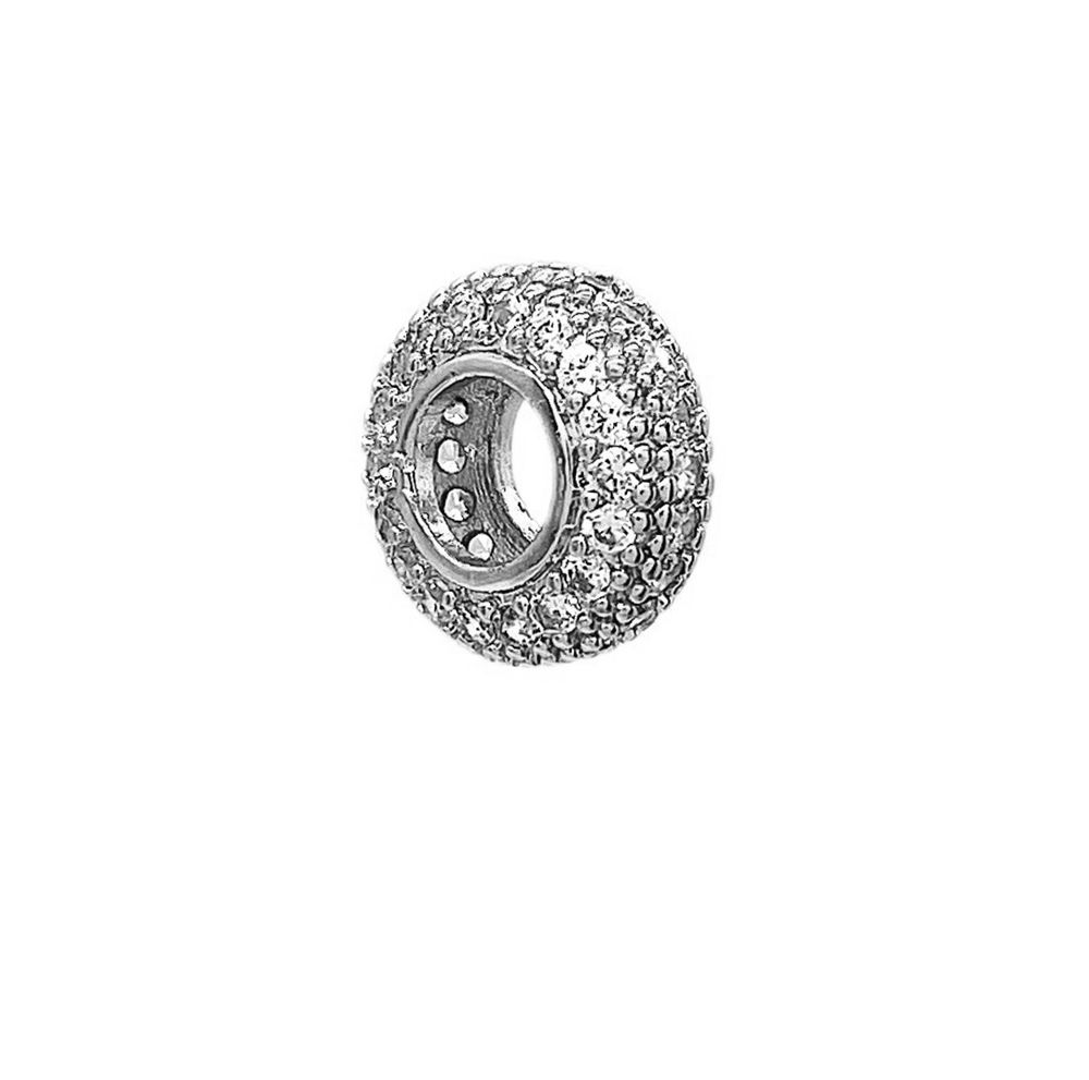 Подвеска Пончик с инкрустацией