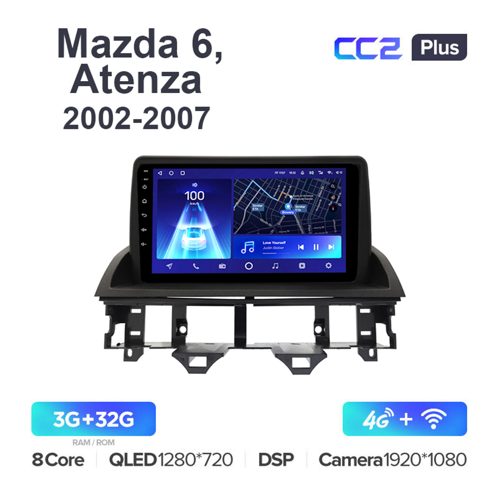 Teyes CC2 Plus 9"для Mazda 6, Atenza 2002-2007