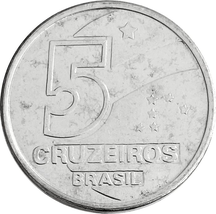 5 крузейро 1990 Бразилия