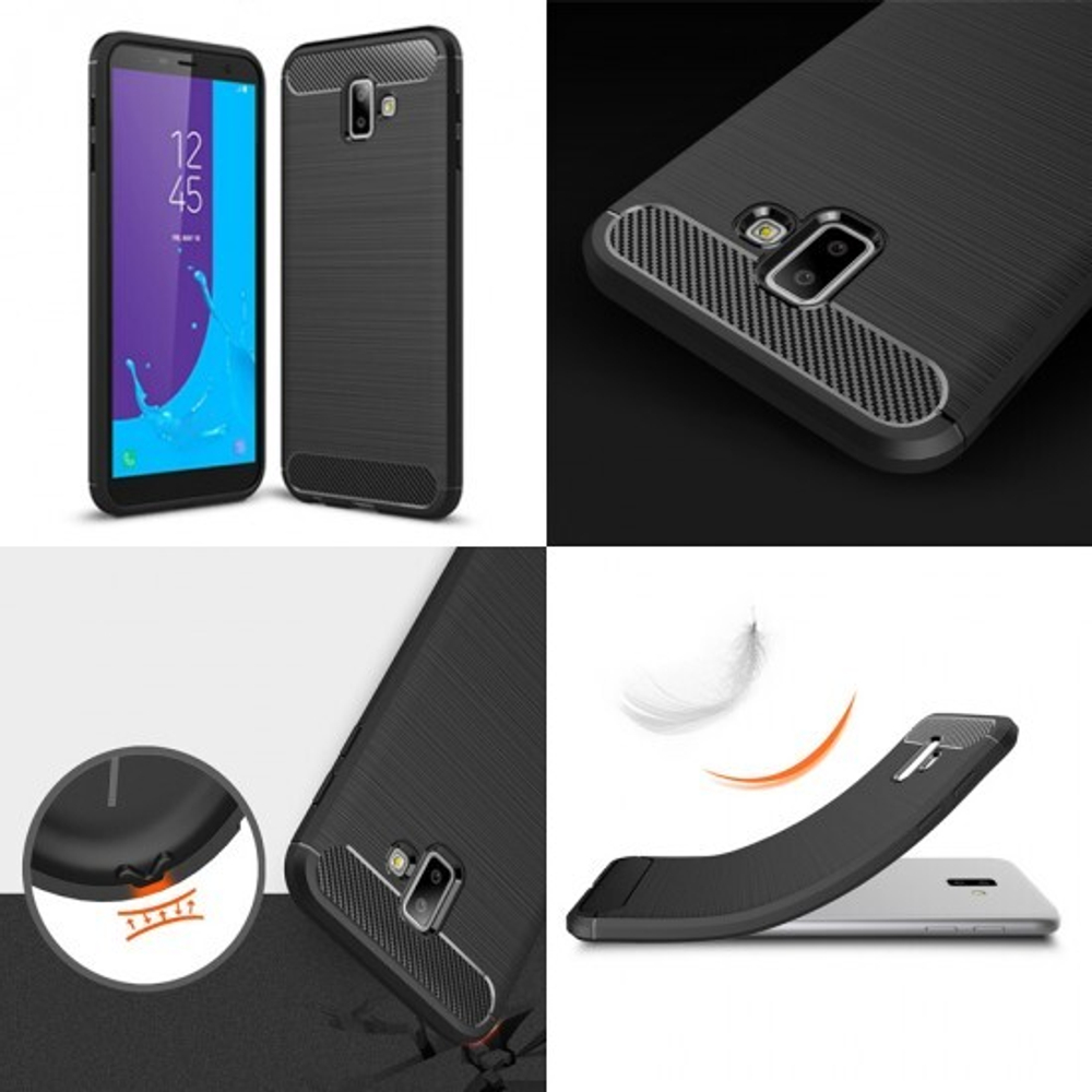 Противоударный чехол для Samsung Galaxy J6+ (2018), 009508 Серый