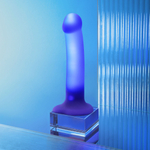 Светящийся фаллоимитатор Strap-on-me Glow-Led Dildo - size M (Цвет: фиолетовый)