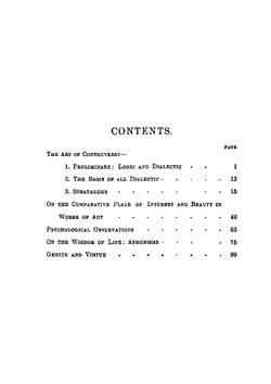 The art of controversy. and other posthumous papers | Артур Шопенгауэр