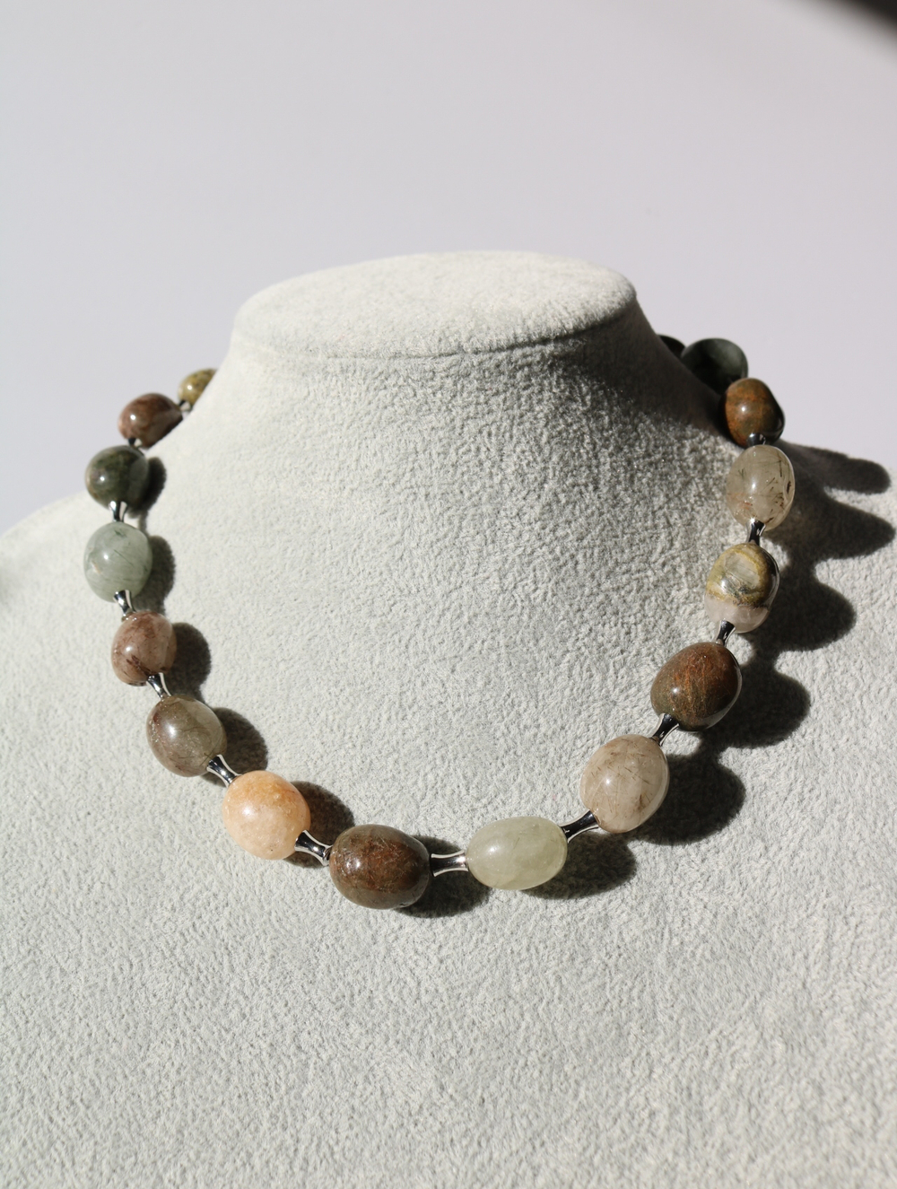 Чокер из рутилового кварца "Солнечные нити"