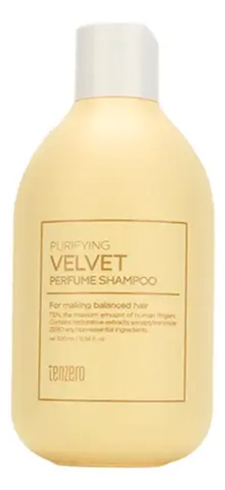 Шампунь для волос с ароматом свежести TENZERO Purifying Velvet Perfume Shampoo 300 мл