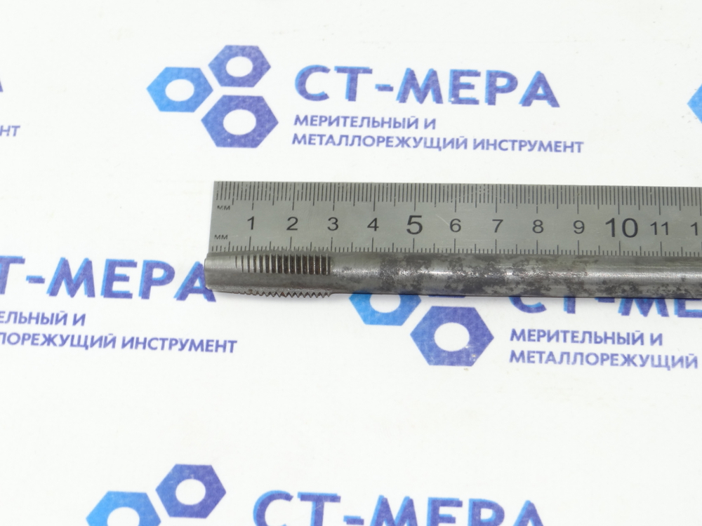 Метчик гаечный М12х1,5 с изогнутым хвостовиком Р18 L=250мм