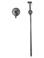 Смеситель с гигиеническим душем встраиваемый WONZON & WOGHAND STEAM, Темный графит (WW-88849008-BGM)