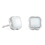 Серьги Coeur de Lion White quartz (April) 1300/21-1400