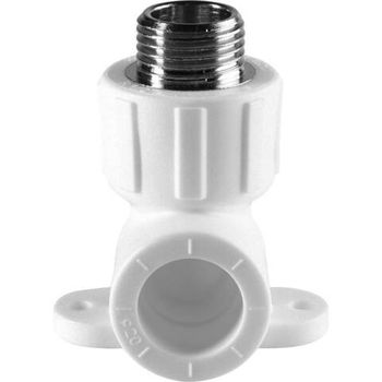 Угольник с наружной резьбой с креплением 20х1/2"