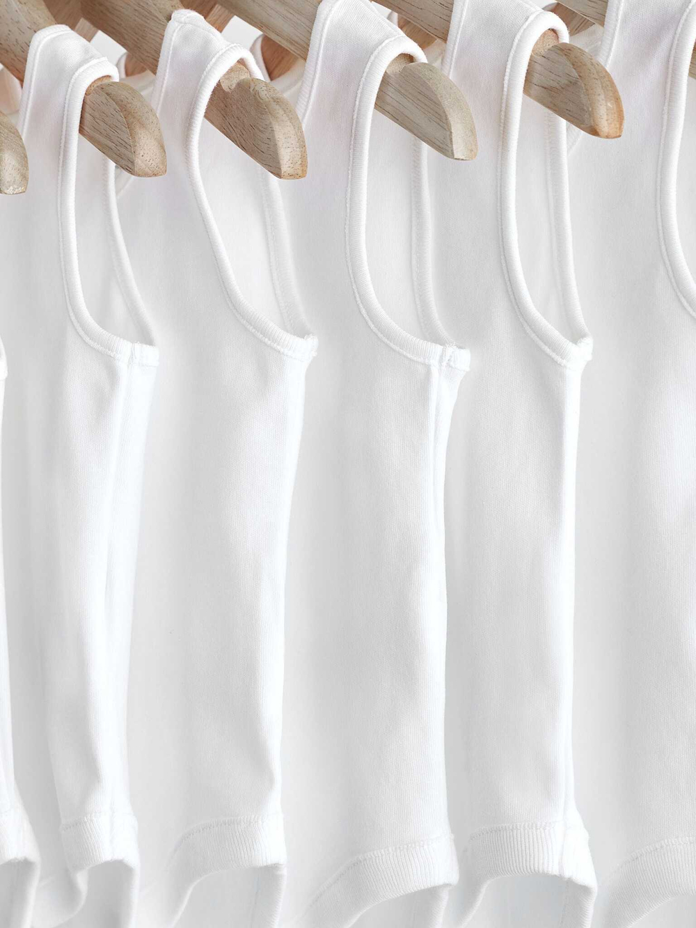 Боди без рукавов для малышей Next 389-950, 10 шт., Белый