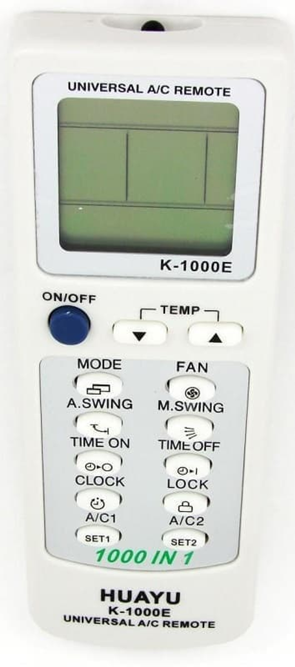 HUAYU K-1000E (universal 1000 in 1) ПДУ для кондиционеров