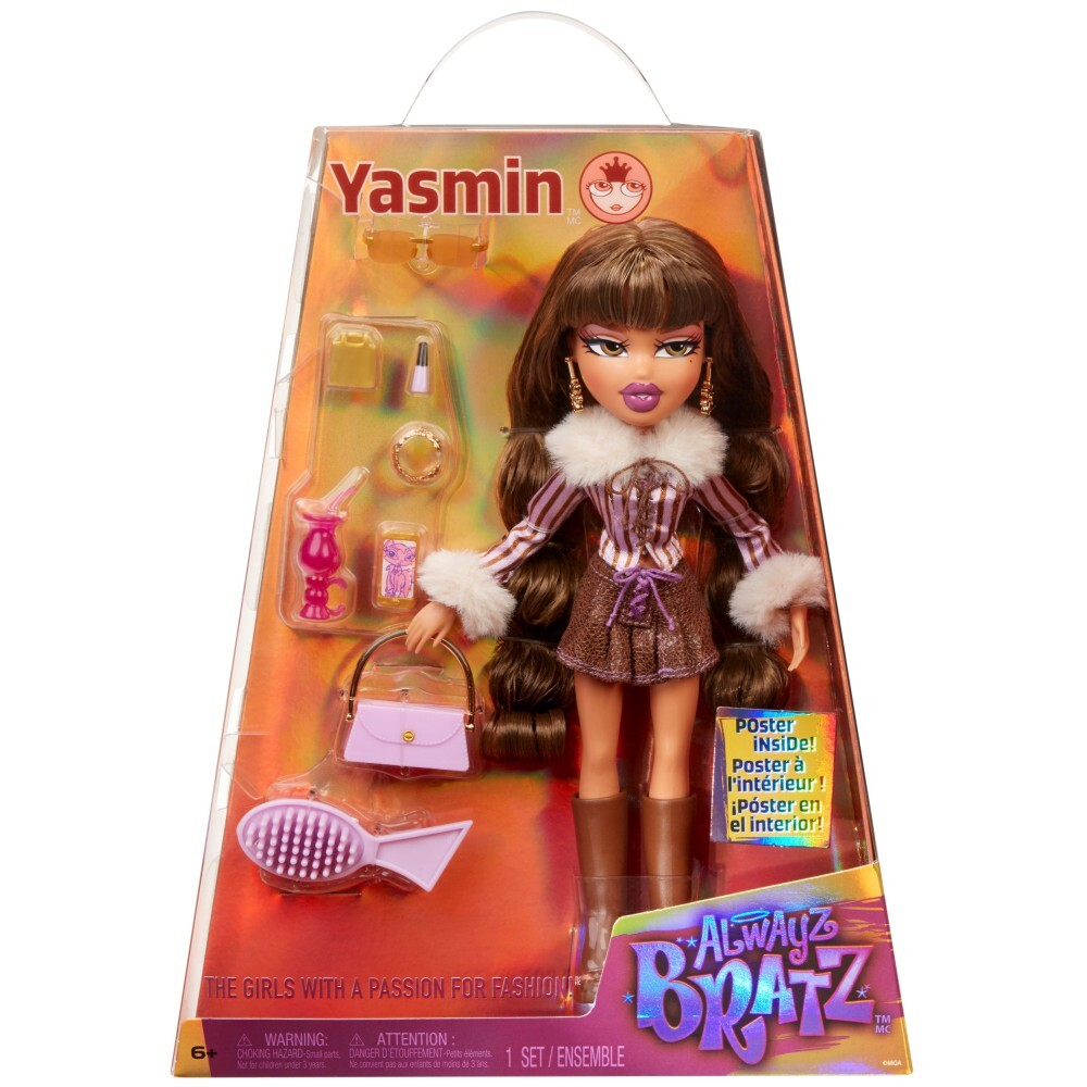 Bratz - модная кукла Ясмин + 10 аксессуаров 505211 / артикул   505198 505211  / GTIN 035051505211