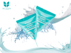 Mizon Hyaluronic Sherbet Peeling Scrub гиалуроновый скраб в пирамидках