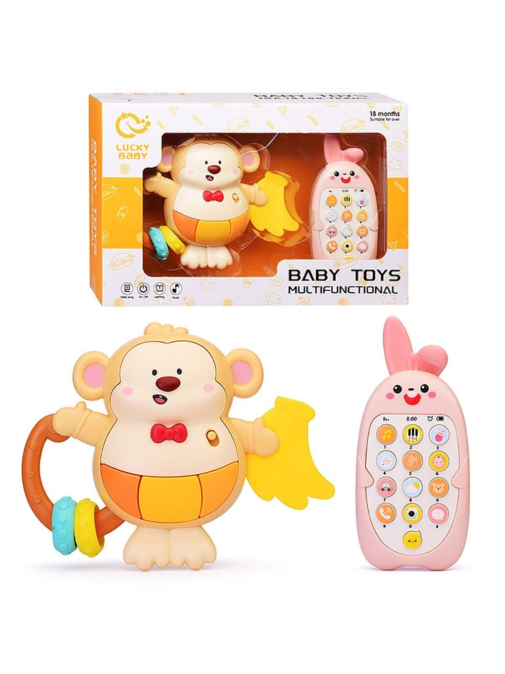 Набор игрушек развивающих Обезьянка (LDJ242-3)