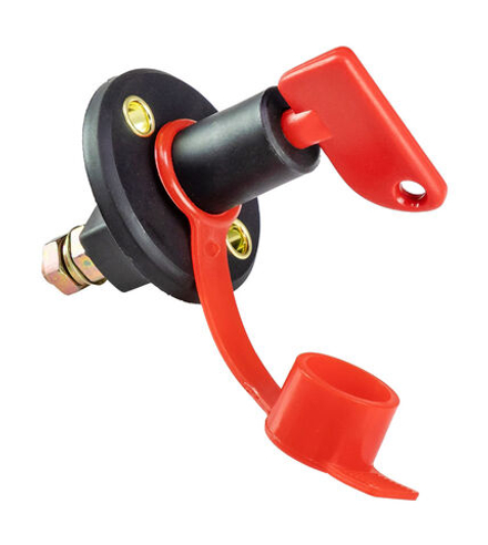 Выключатель массы-ключ "OFF-ON" (1 АКБ) 100А с защитным колпачком, Marine Rocket