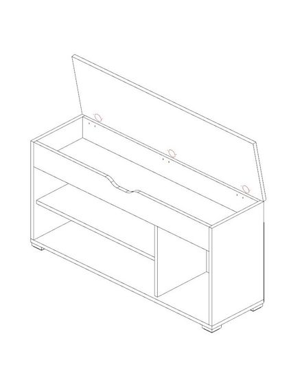 Обувница ДЕПО с мягкой накладкой